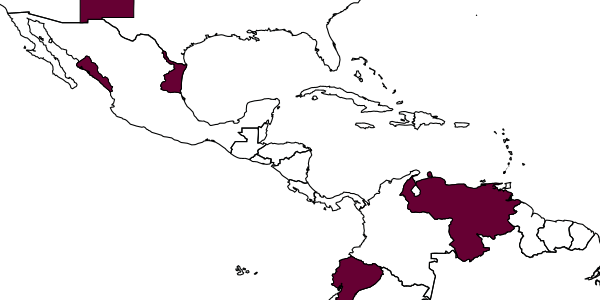 map of Preseucoela heratyi     Buffington, 2004